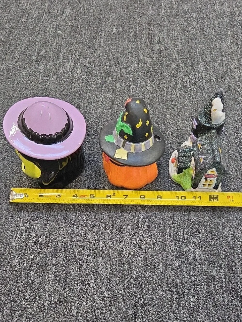 2 Candle Holders & 1 Haunted House Halloween Decor
